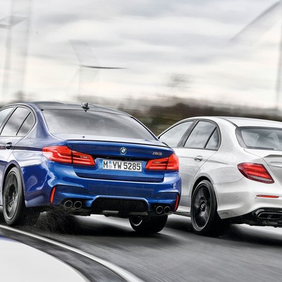BMW M5 kontra Mercedes-AMG E 63 S+ - pojedynek gigantów