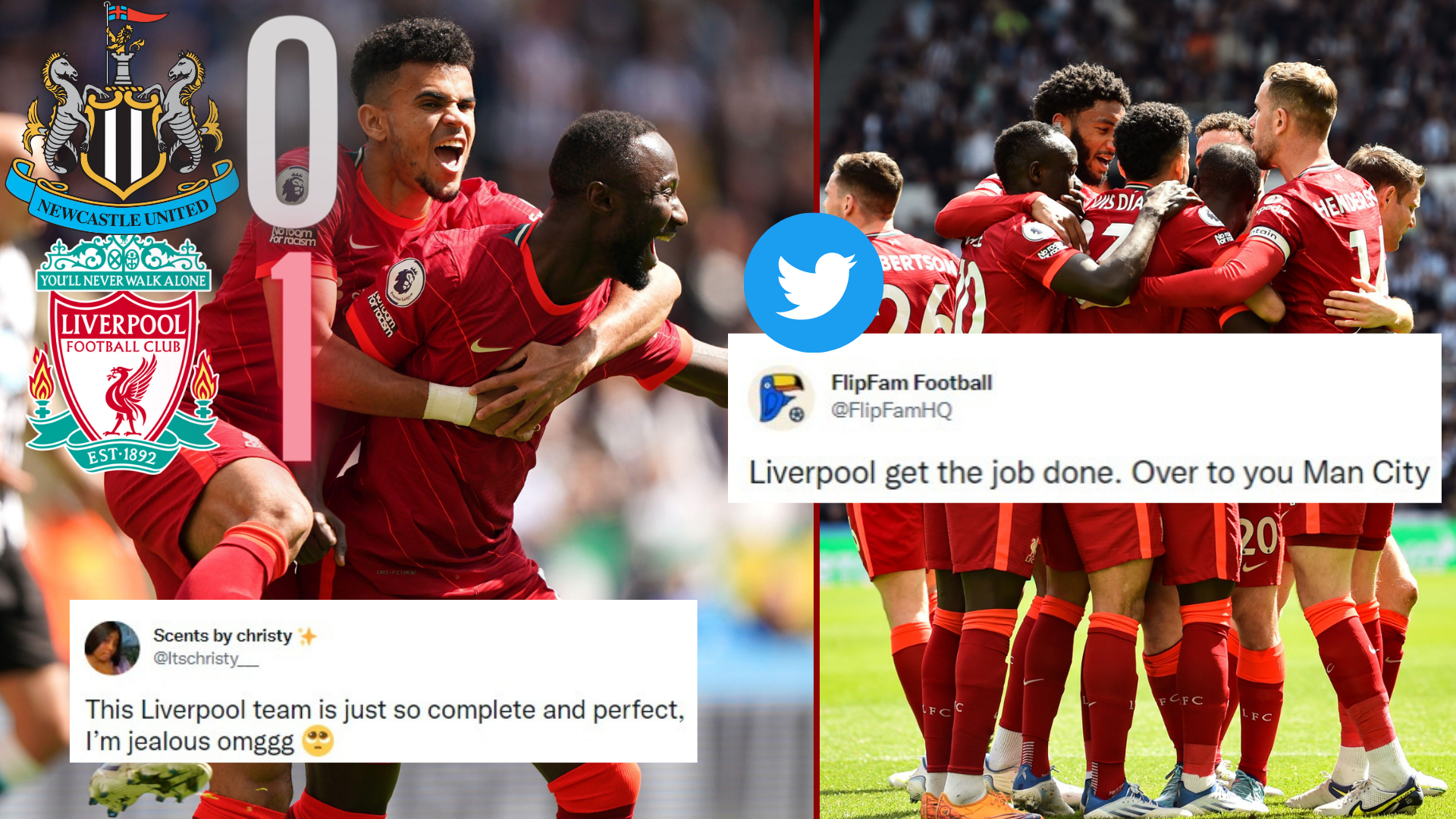 'Over to you Man City'- Reactions as Naby Keita keeps Liverpool’s title hopes alive