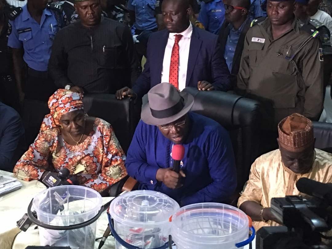 Bayelsa Governor, Seriake Dickson on election duty in the past (Punch)