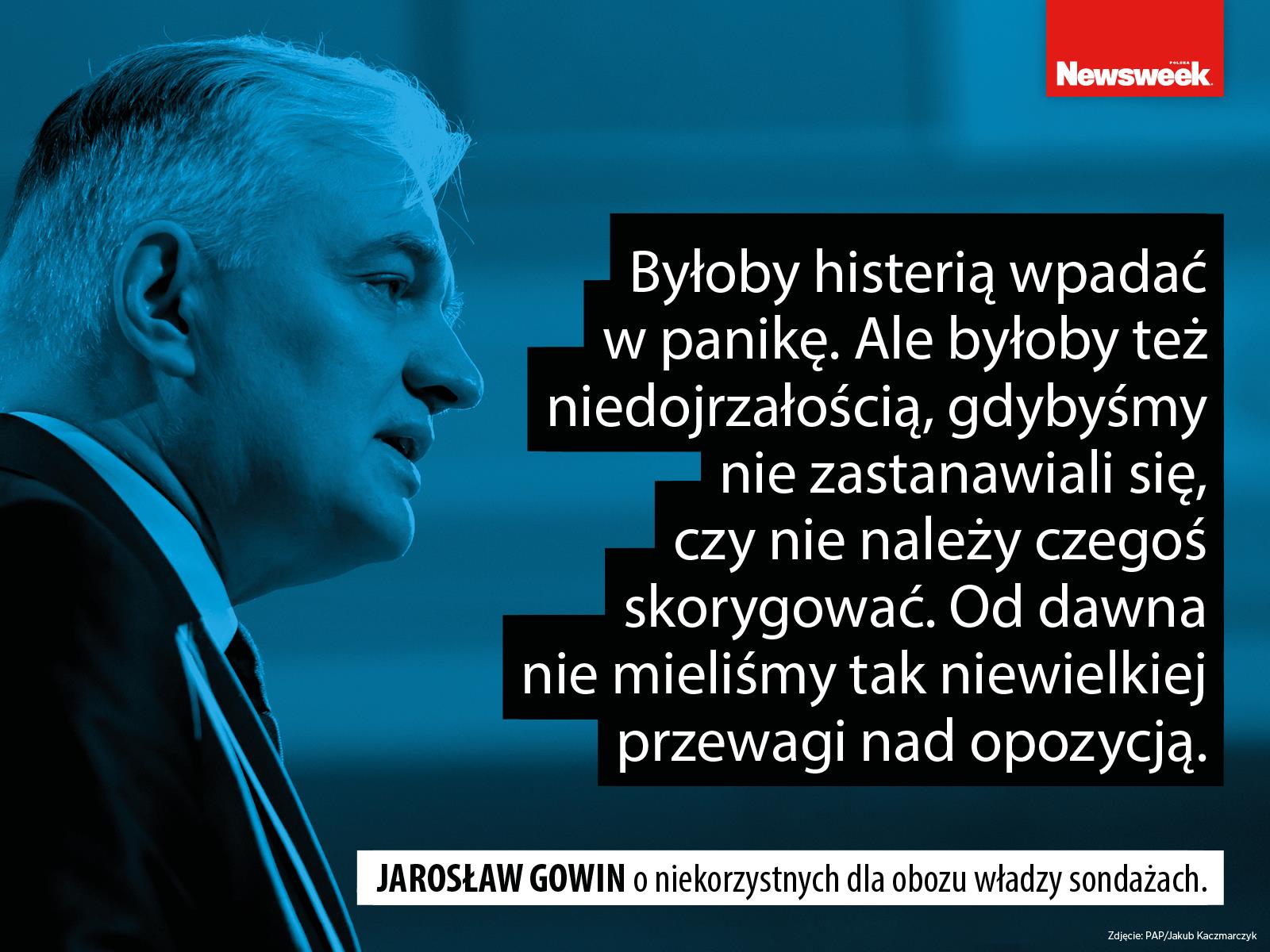 Jarosław Gowin PiS polityka Prawo i Sprawiedliwość