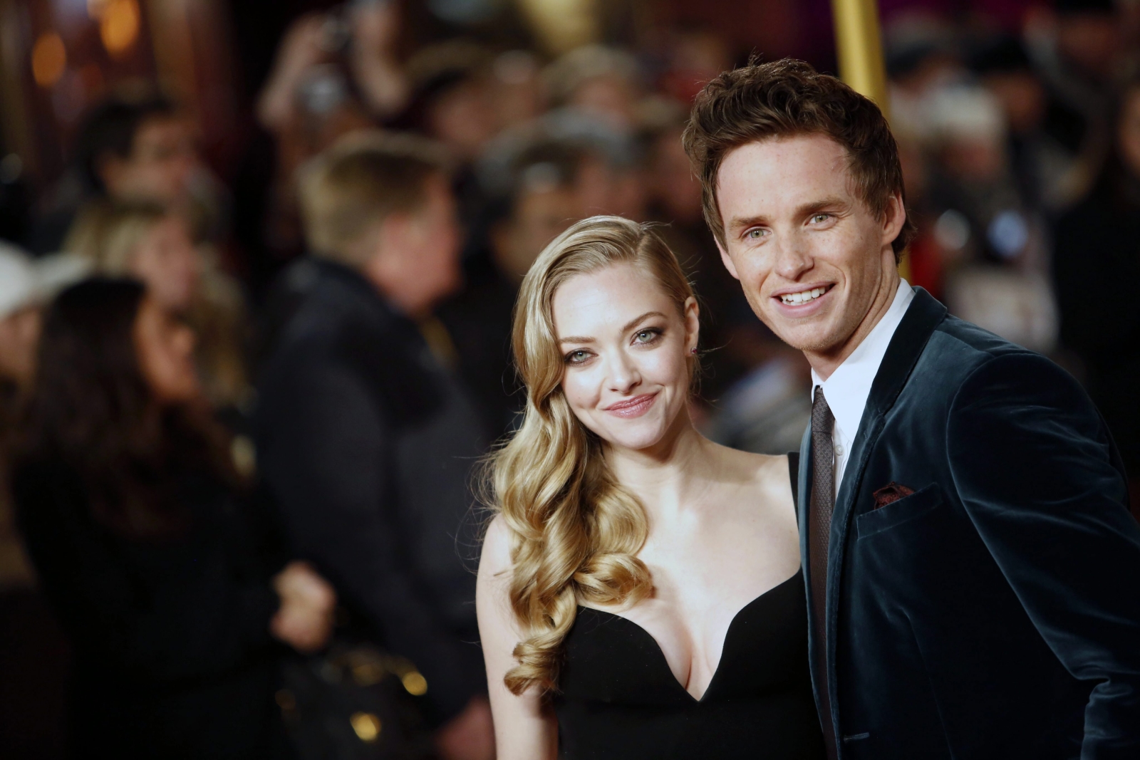 Amanda Seyfried i Eddie Redmayne na premierze