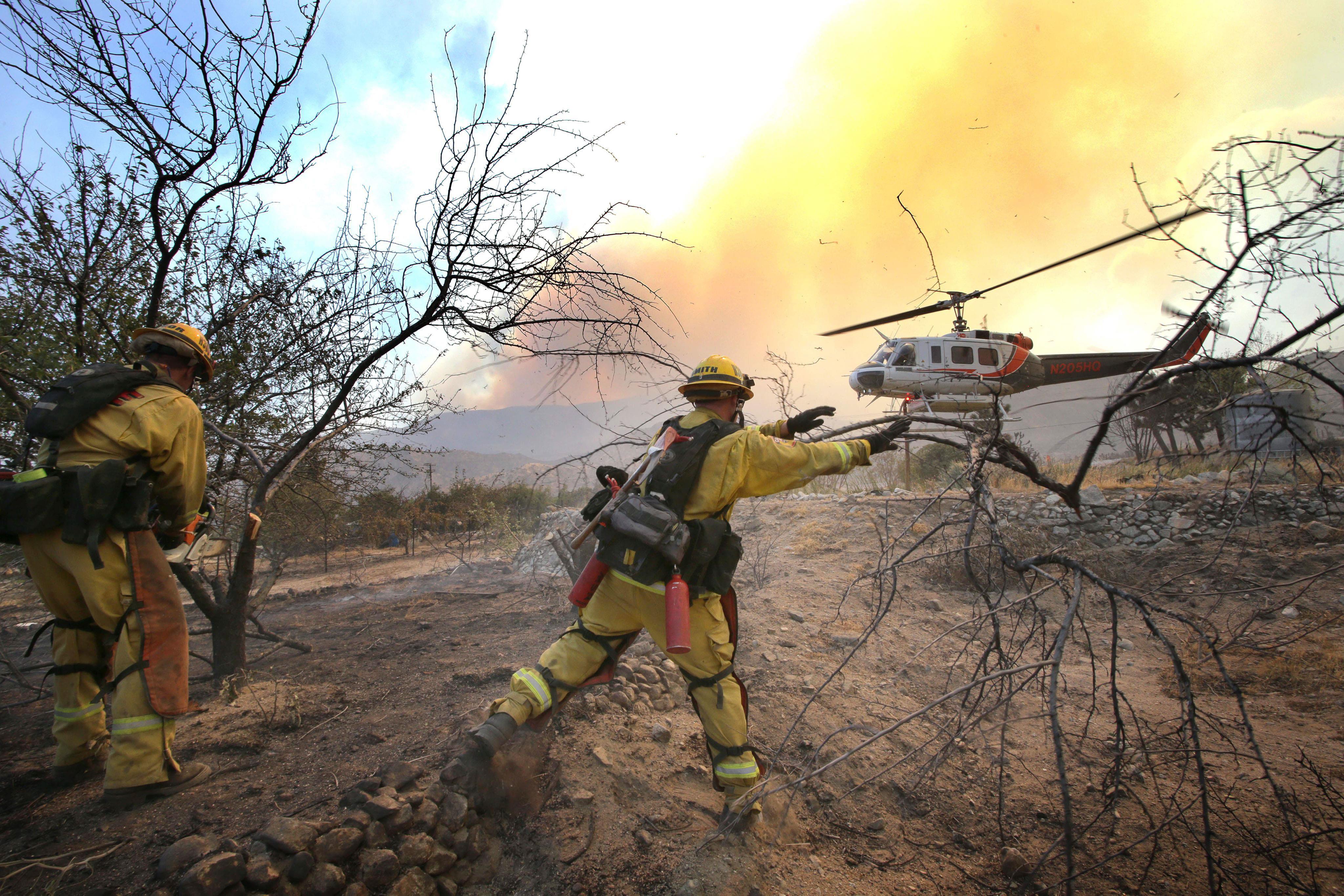 Blue Cut Fire in California