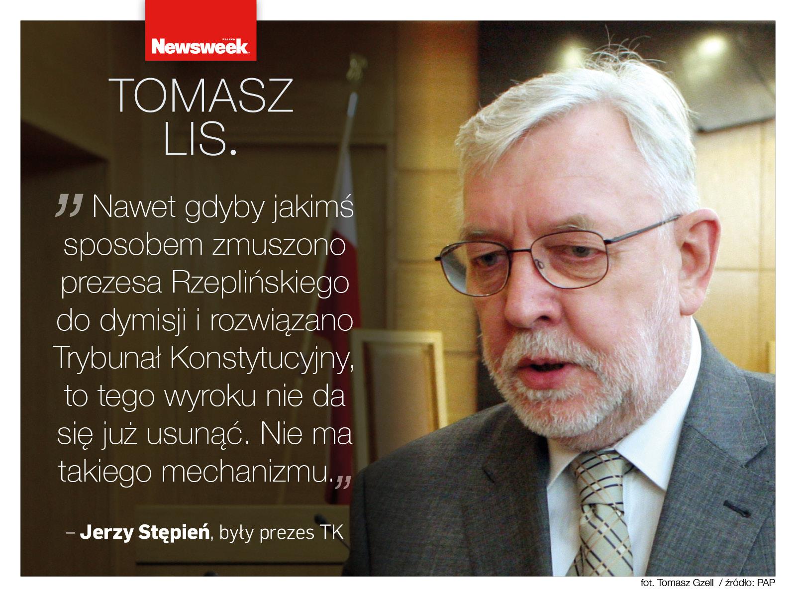 Jerzy Stępień w programie 