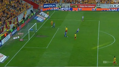 Jagiellonia - Wisła P. (2:1): Sheridan daje Jagiellonii prowadzenie! Ten gol jednak nie wystarczył do mistrzostwa