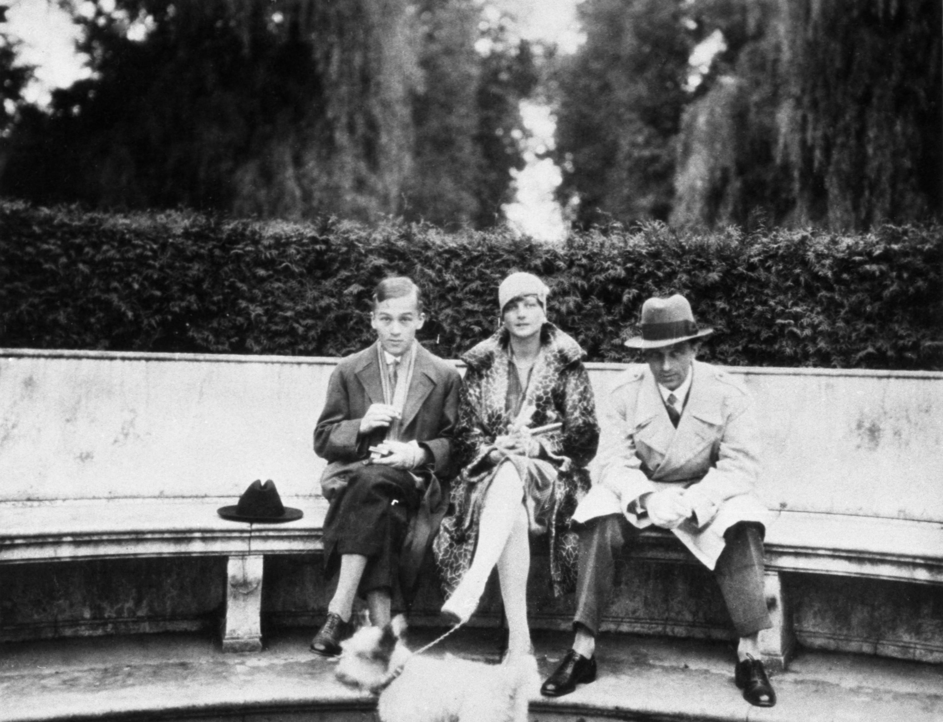 Agent polskiego wywiadu Jerzy Sosnowski (z prawej) mimo wątpliwych dowodów został skazany za współpracę z Niemcami, Berlin, lata 20. XX w.