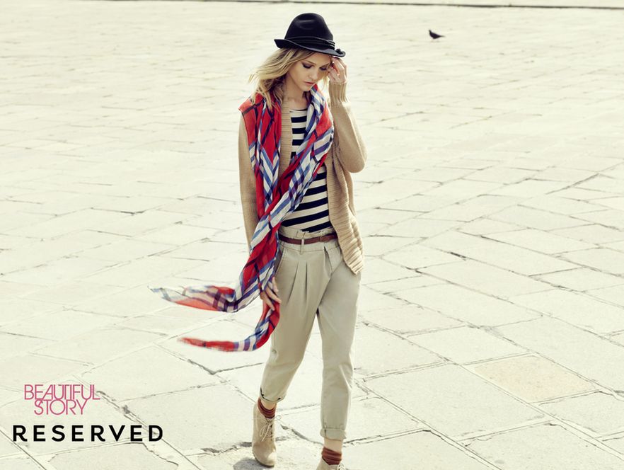 Sasha Pivovarova w kampanii Reserved – kolekcja jesień-zima 2011/2012