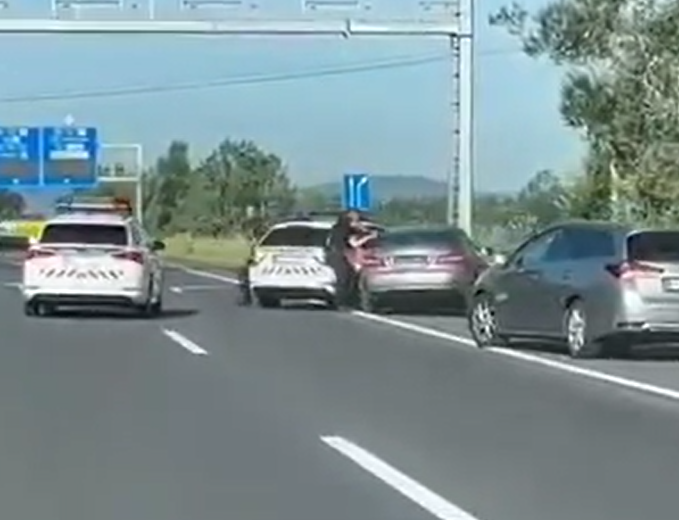Jutalomban részesítették a zsarukat, akik megállították az M2-esen száguldozó sofőrt – fotók