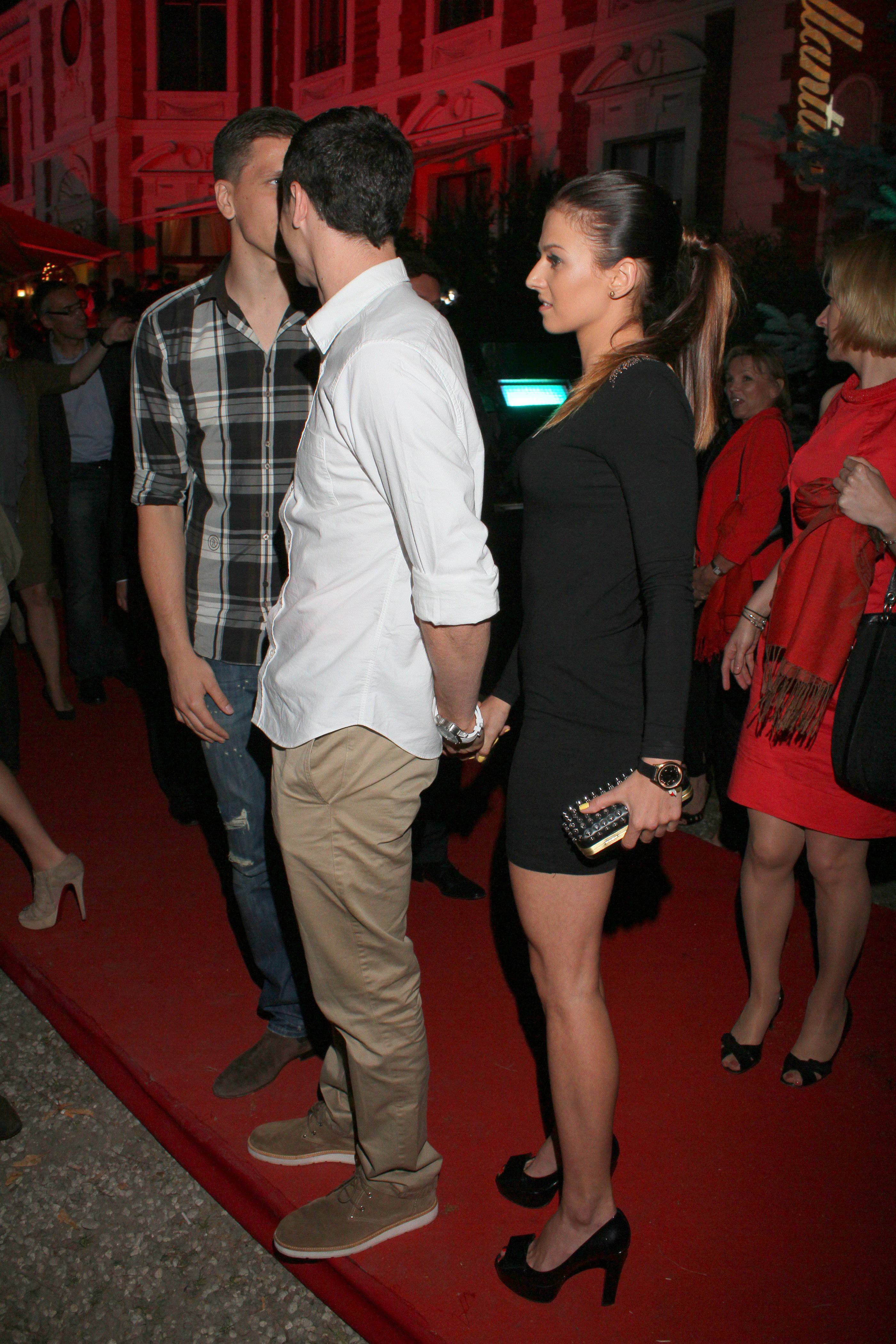 Robert Lewandowski i Anna Stachurska