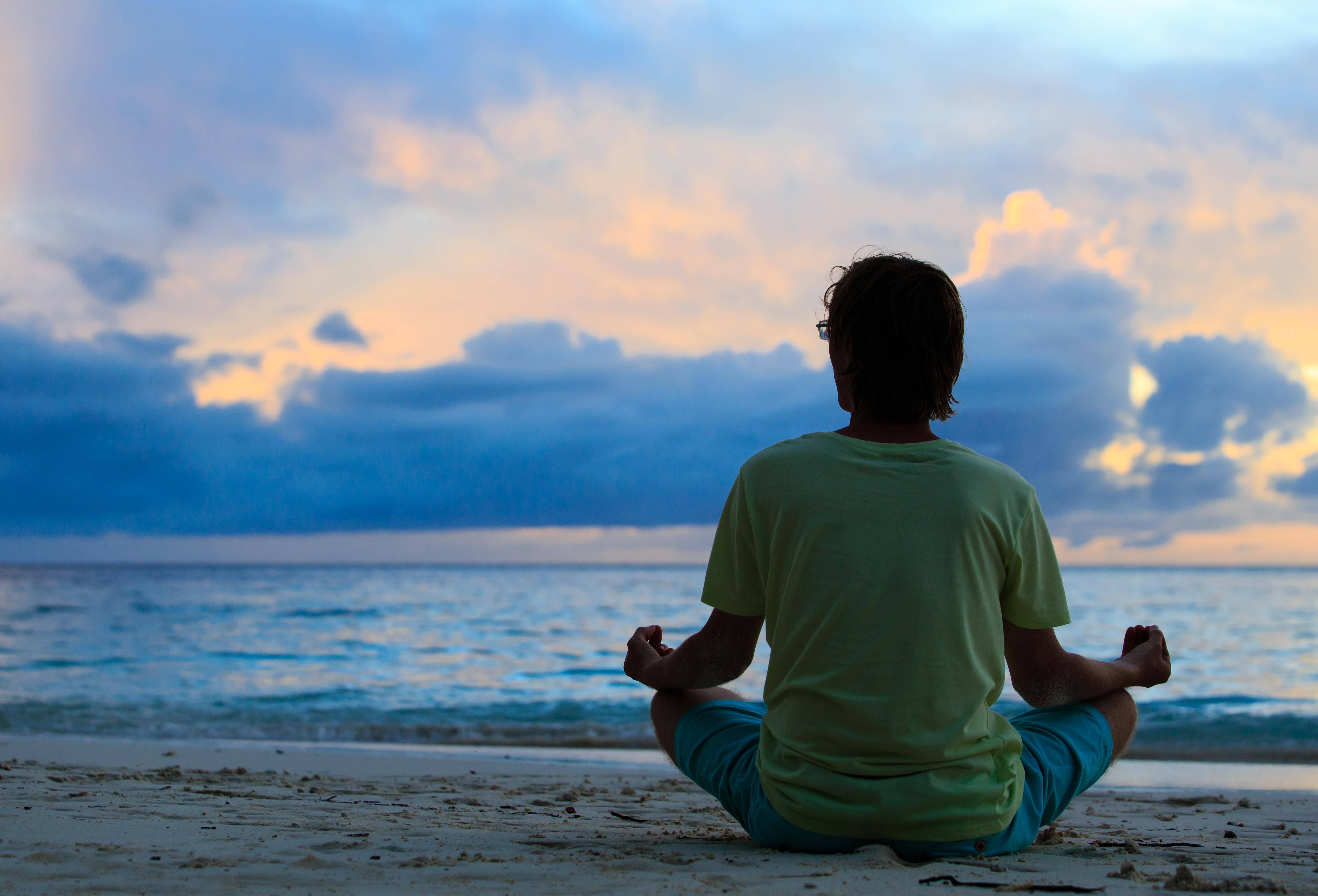 medytacja stres spokój