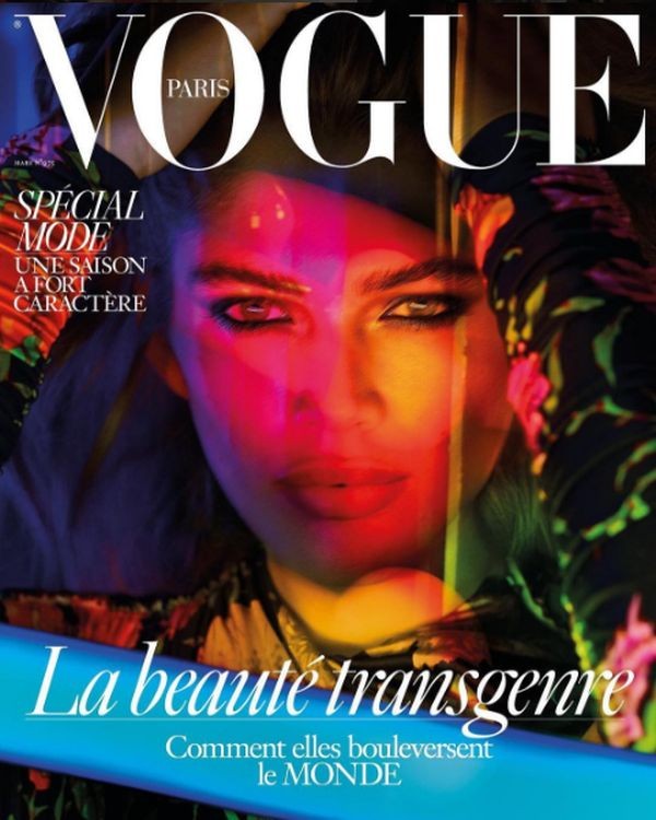Valentina Sampaio na okładce "Vogue'a"