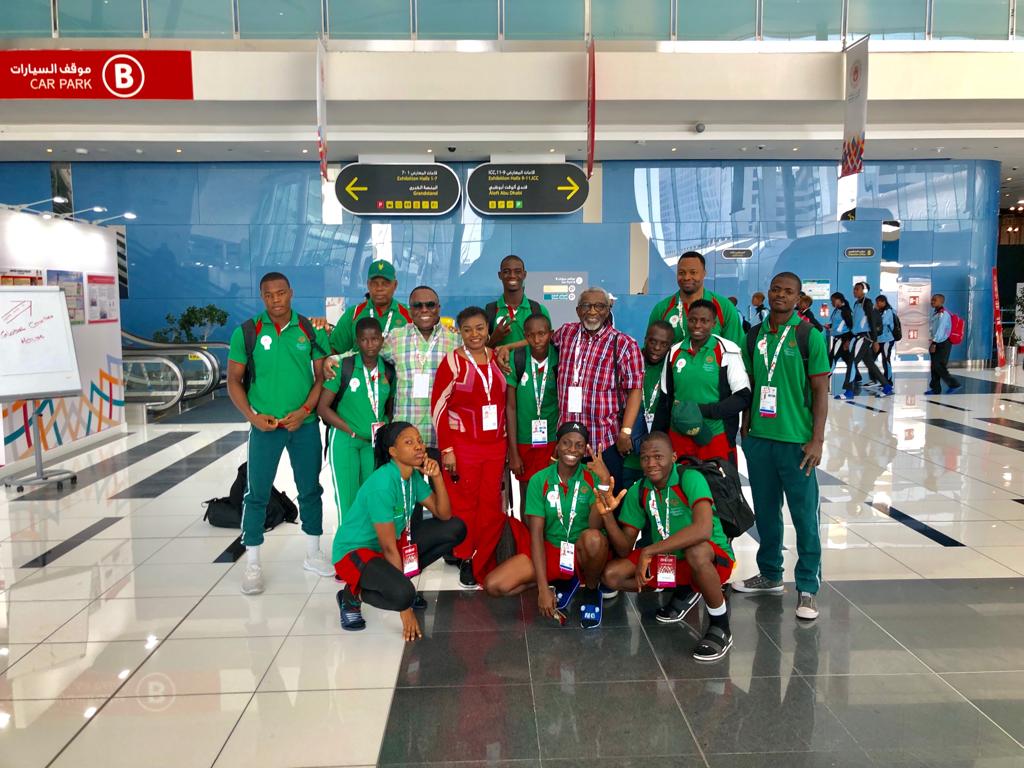 Team Nigeria Volley Ball won a medal in the team event   [Twitter/BEDCPower]