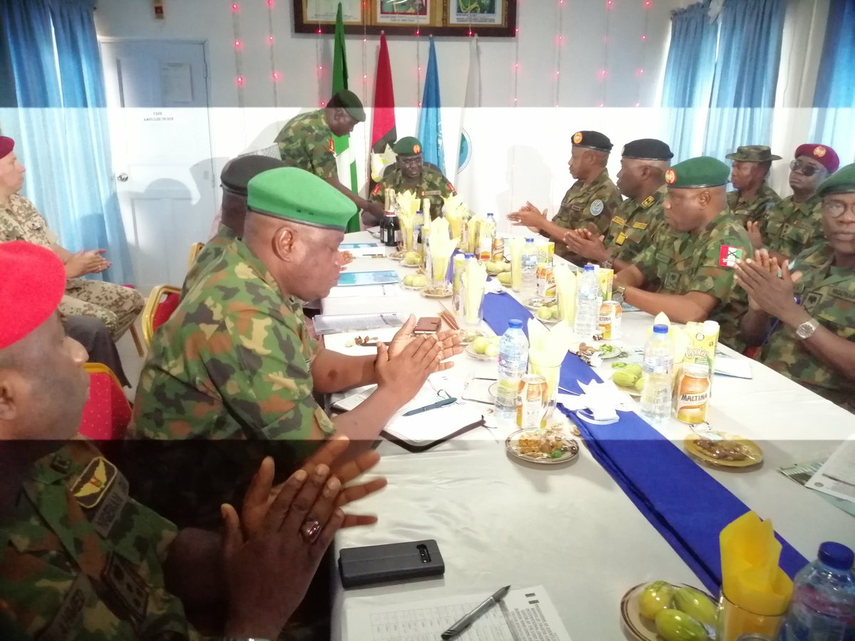 Chief of Army Staff, Lt-Gen. Tukur Buratai has inaugurated a five man Board of Trustees of the Martin Luther Agwai International Leadership and Peacekeeping Centre [Twitter/@HQNigerianArmy]