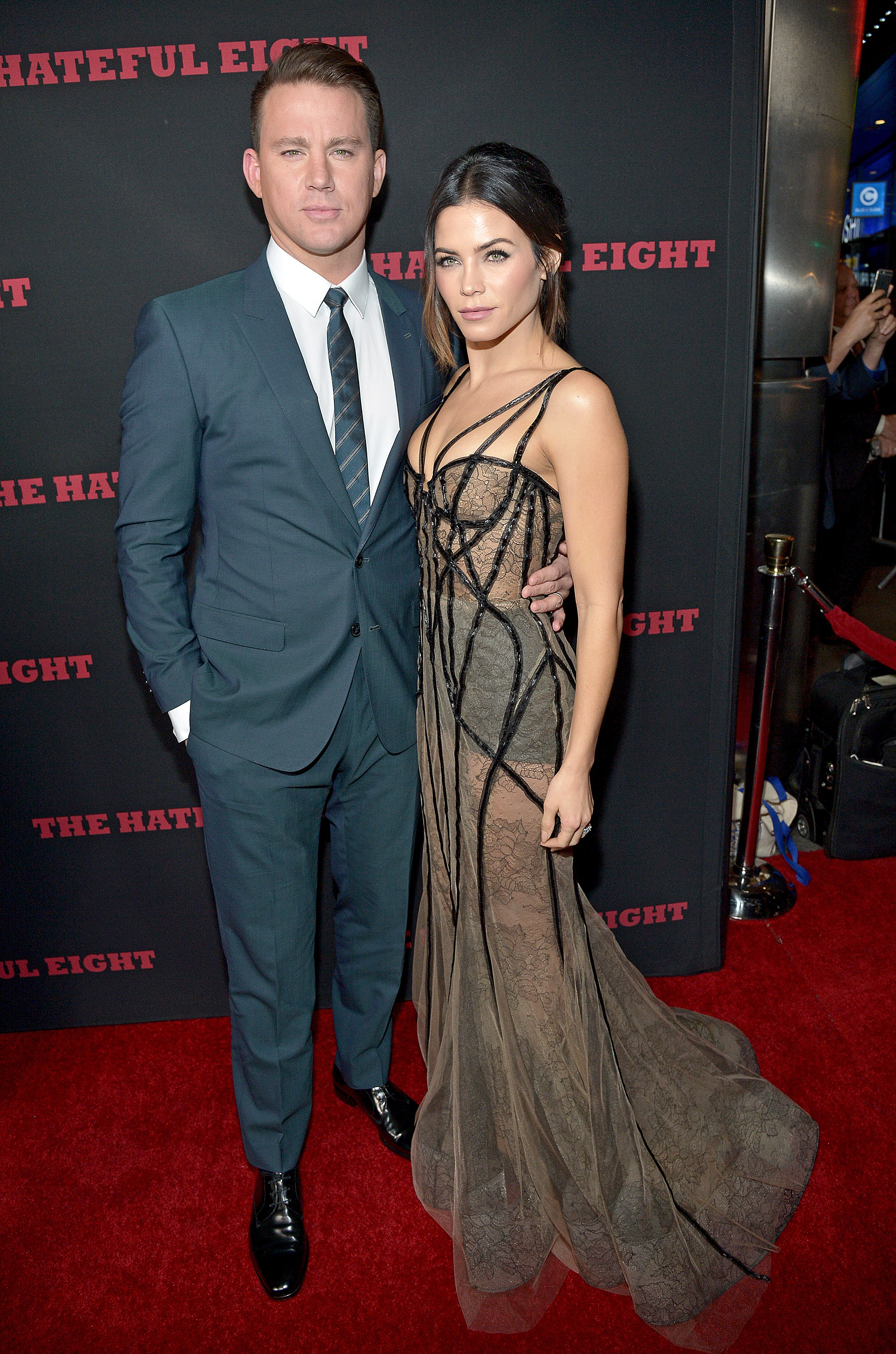 Channing Tatum i Jenna Dewan Tatum na premierze filmu