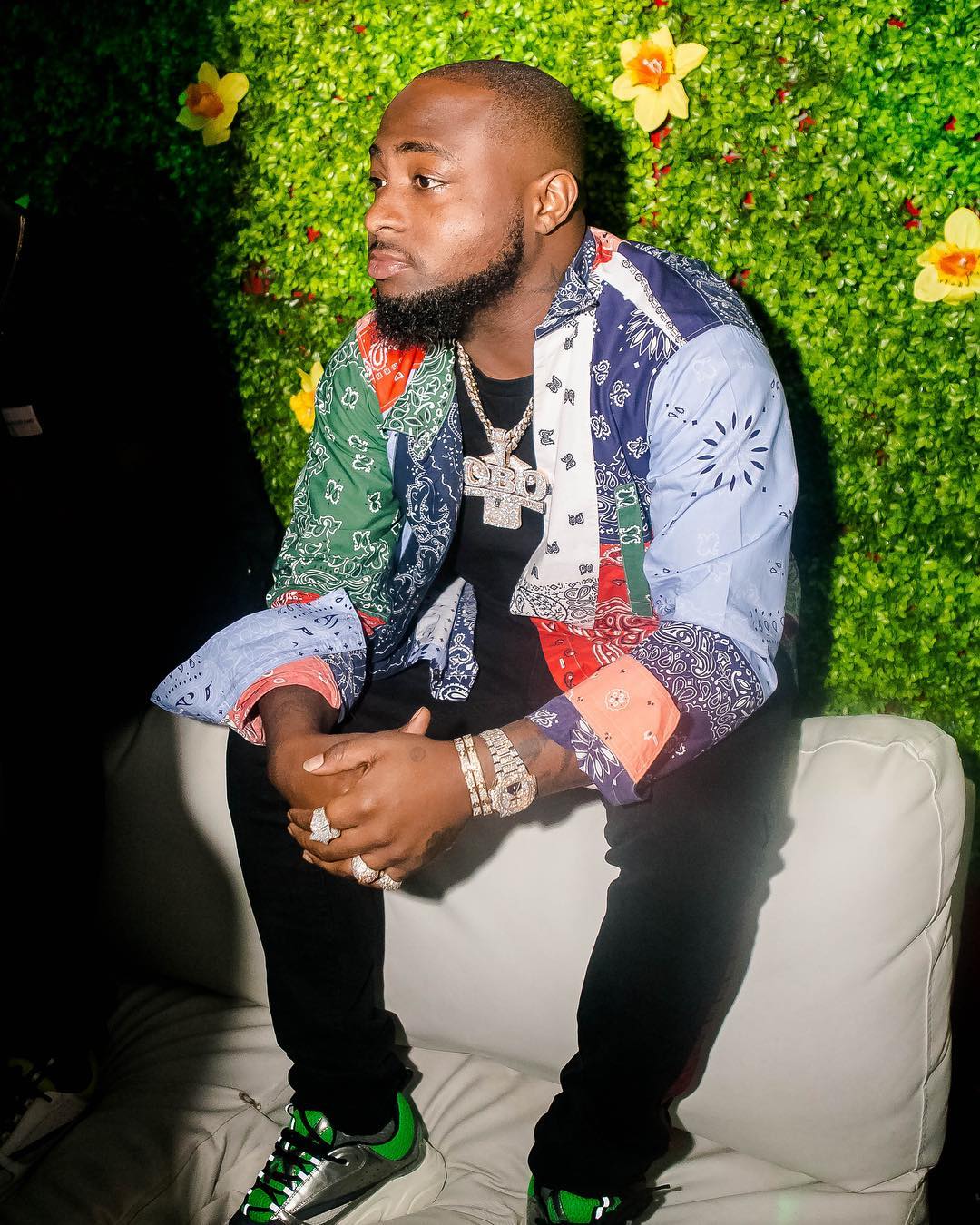 Davido is threatening fire and brimstone as he promises to send lady and her friend who accused him of getting her pregnant. [Instagram/DavidoOfficial]