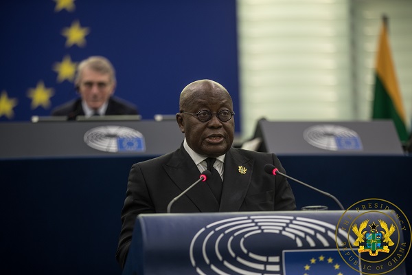Nana Addo tells EU to make COVID-19 vaccines available to all parts of the world
