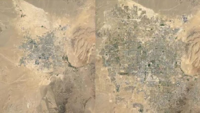W ciągu minionych dwóch dekad Las Vegas było najszybciej rozrastającym się miastem w Stanach Zjednoczonych. W tej chwili kojarzące się przede wszystkim z kasynami i hazardem miasto jest najludniejsze w stanie Nevada - od 1984 roku jego populacja zwiększyła się o kilkaset procent.