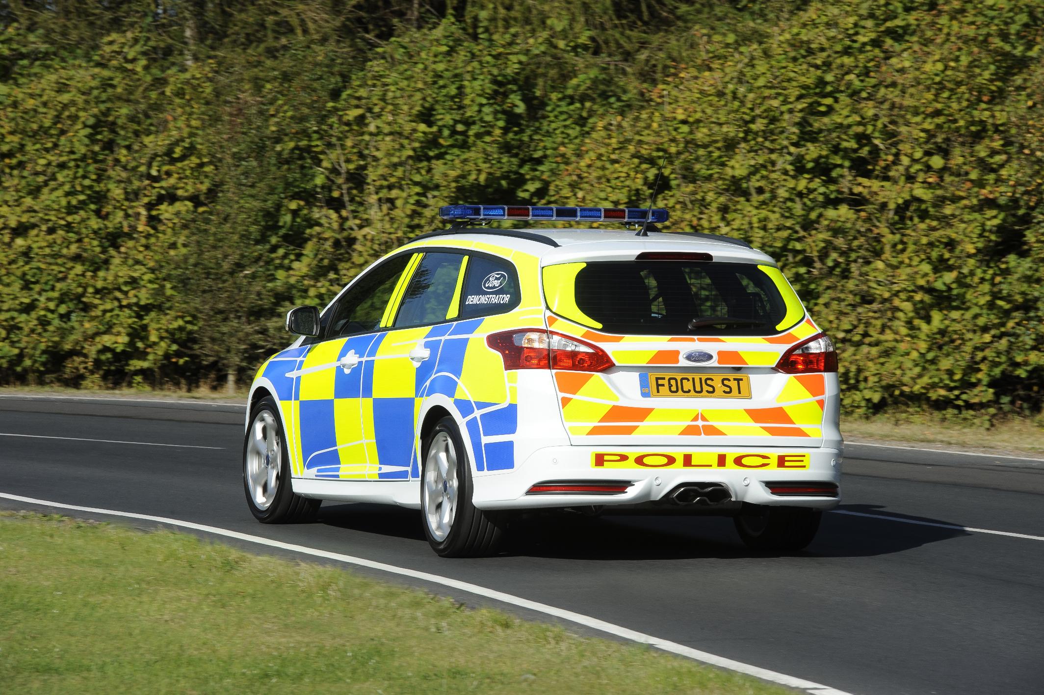 Ford focus ST w barwach brytyjskiej policji