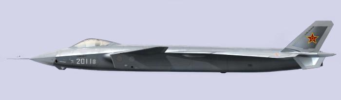 Chiny (fot. Chengdu J-20)