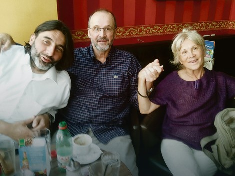 Numan sa Muhamedom
Jusufspahićem i
Ružicom Sokić