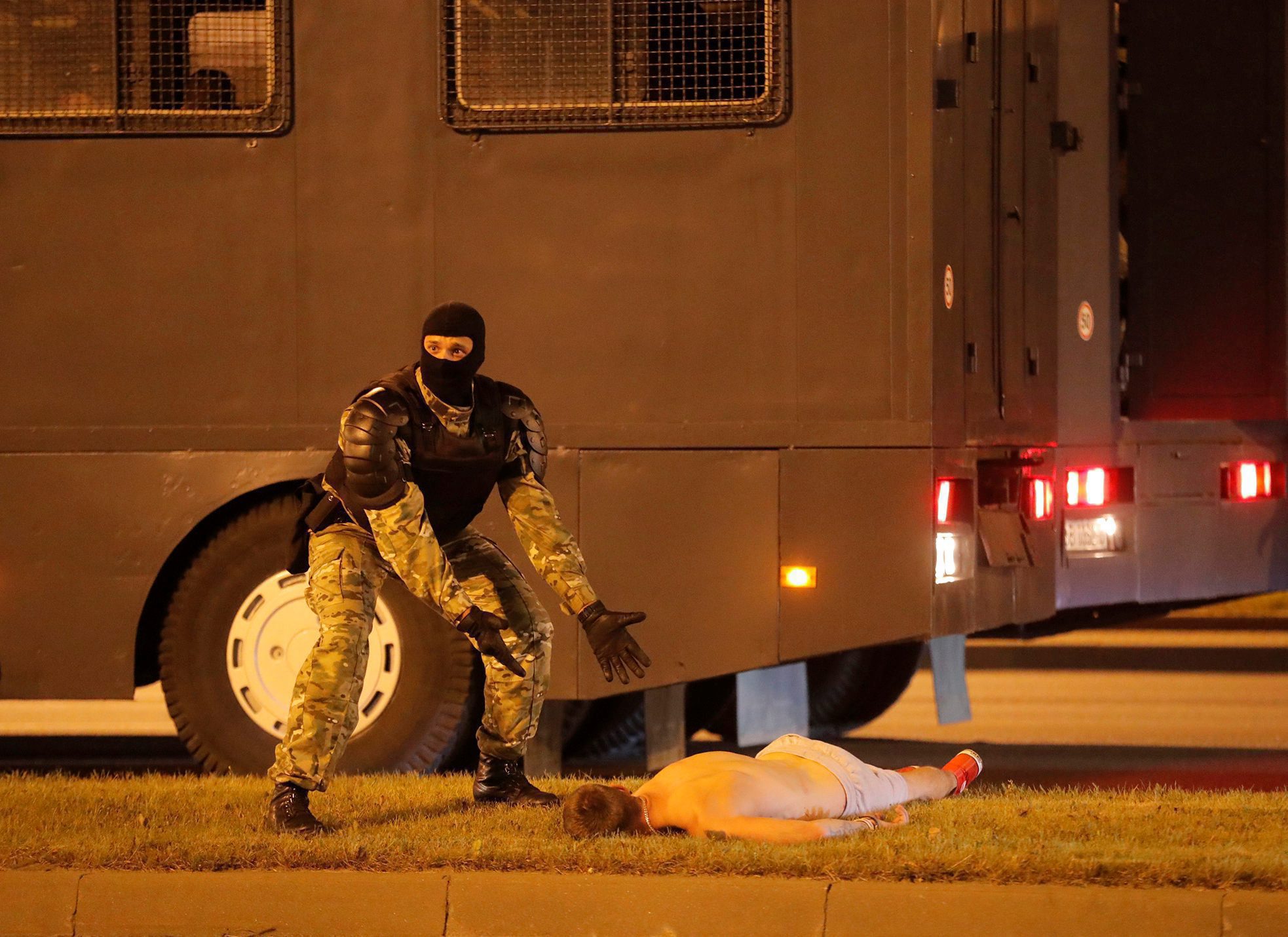 Jewgienij Zaichkin prawdopodobnie zginął podczas krwawych starć z policją, Mińsk, 9 sierpnia 2020 r.