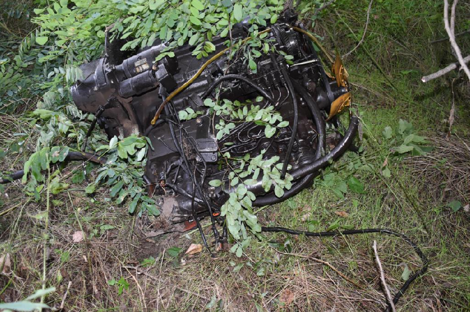 Vonat elé hajtott egy traktor Hajdú-Bihar vármegyében – helyszíni fotók