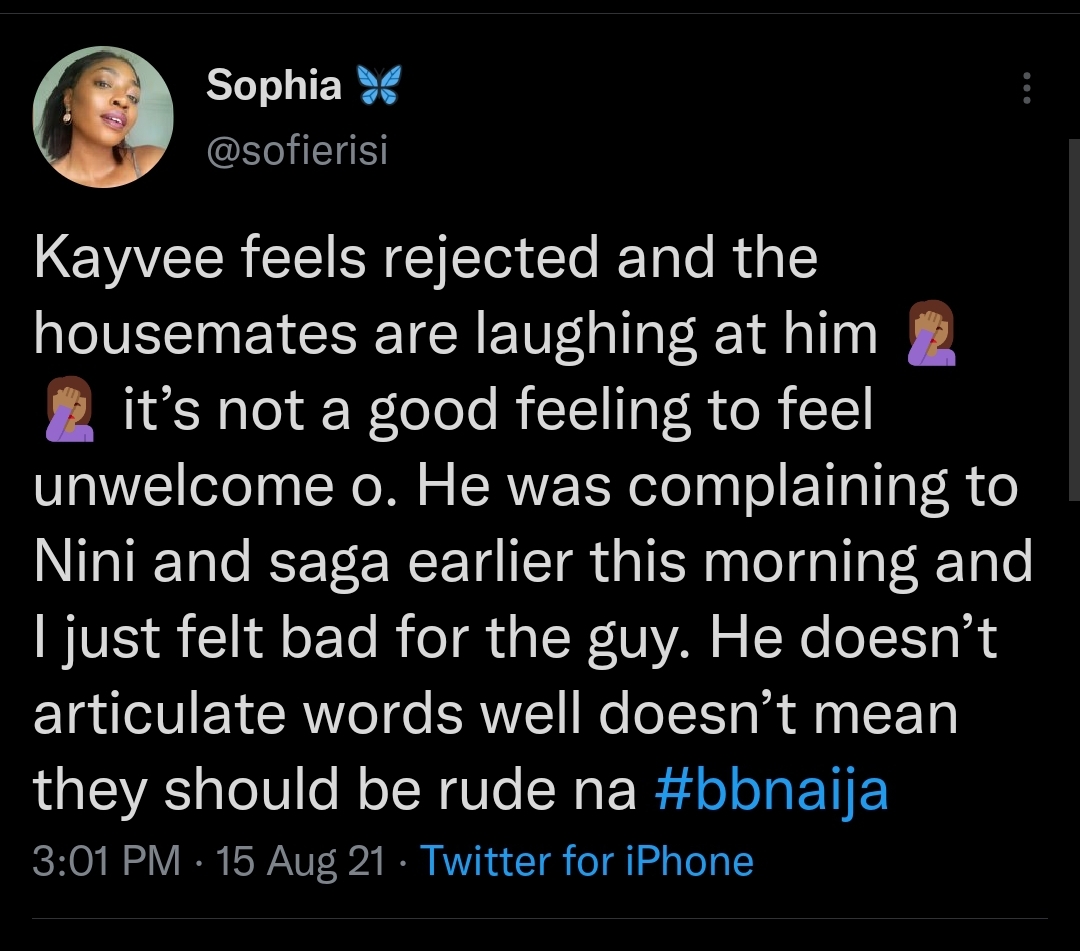 Kayvee Twitter reactions