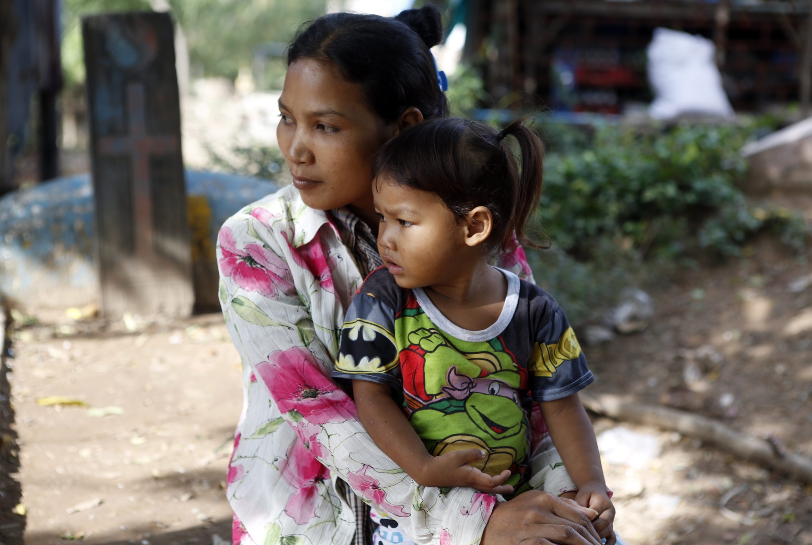 Osiedle na cmentarzu w Phnom Penh
