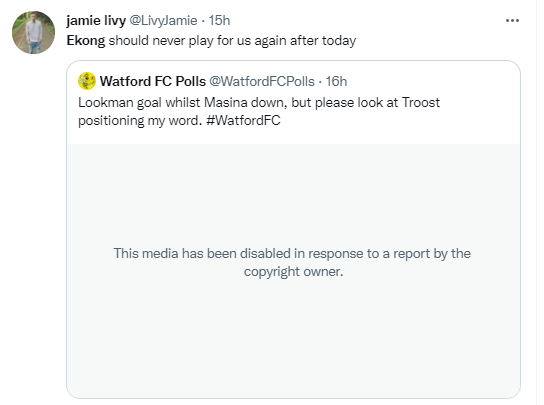 William Troost-Ekong's mistakes were highlighted by Watford fans