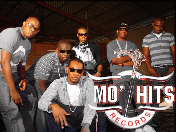 The Mo' Hits Crew of Dr. Sid, D'Banj, Don Jazzy, Wande Coal, K-Switch, and D'Prince. (Jaguda)