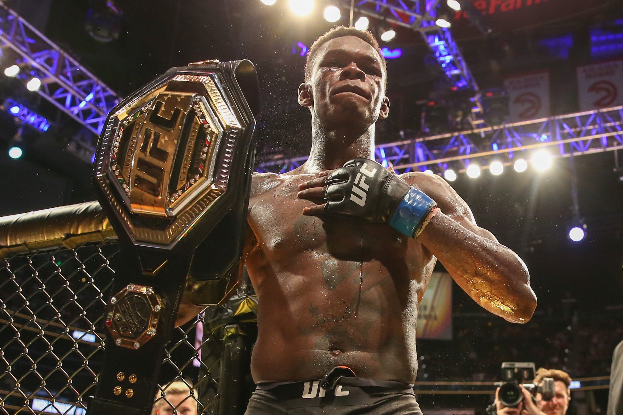 Israel Adesanya is currently the biggest showman in the UFC