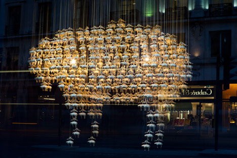 London Design Festival na Regent Street, instalacja dla firmy krawieckiej Brooks Brothers / Artbiznes