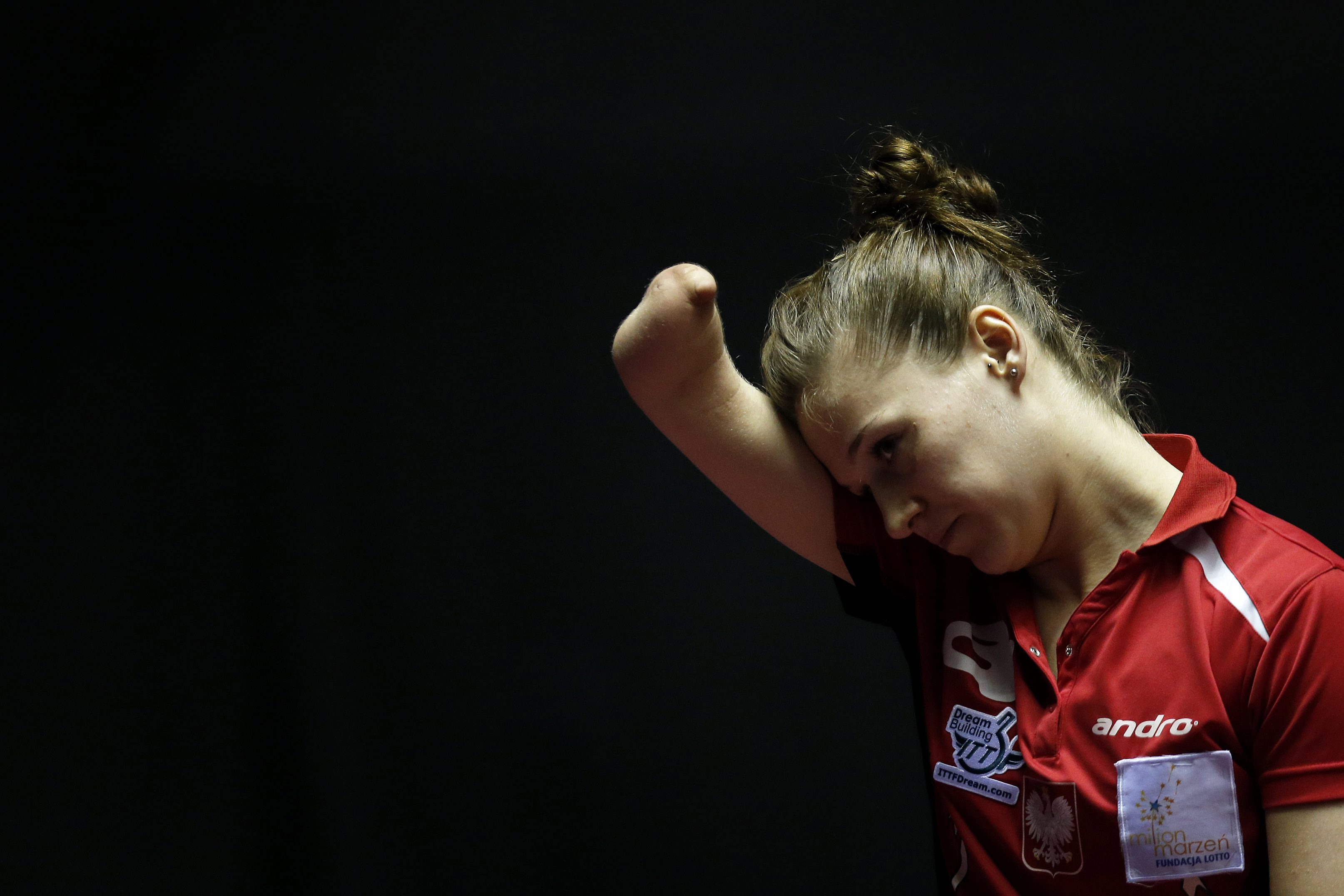 Natalia Partyka i jej koleżanki grają na mistrzostwach świata