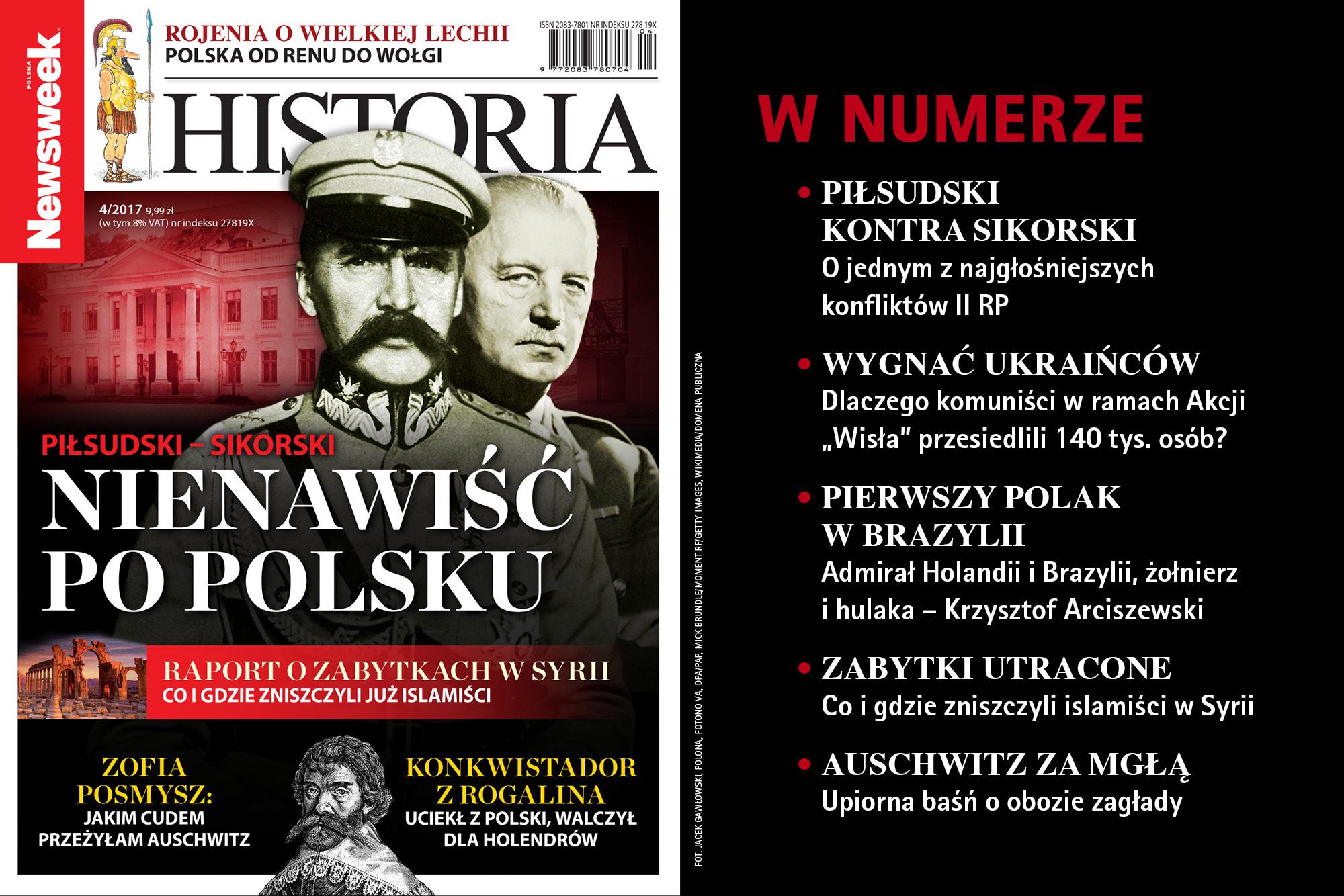 newsweek historia 4/2017 Józef Piłsudski Władysław Sikorski