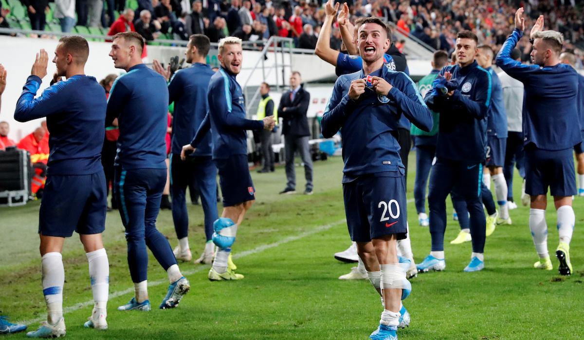 Reakcie slovenských futbalistov a trénera na výhru s Maďarskom, Mak  spomenul aj fanúšikov