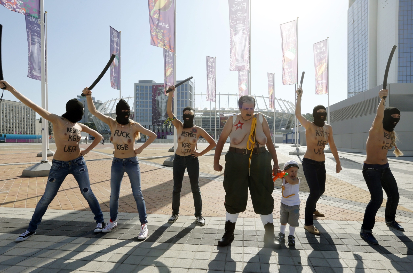 Femen protestuje przeciwko Euro 2012