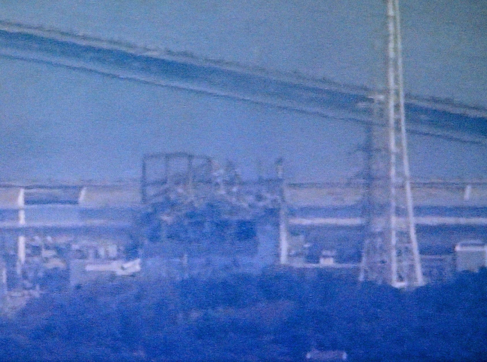 Zdjęcie elektrowni atomowej Fukushima Daiichi, wykonane po eksplozji