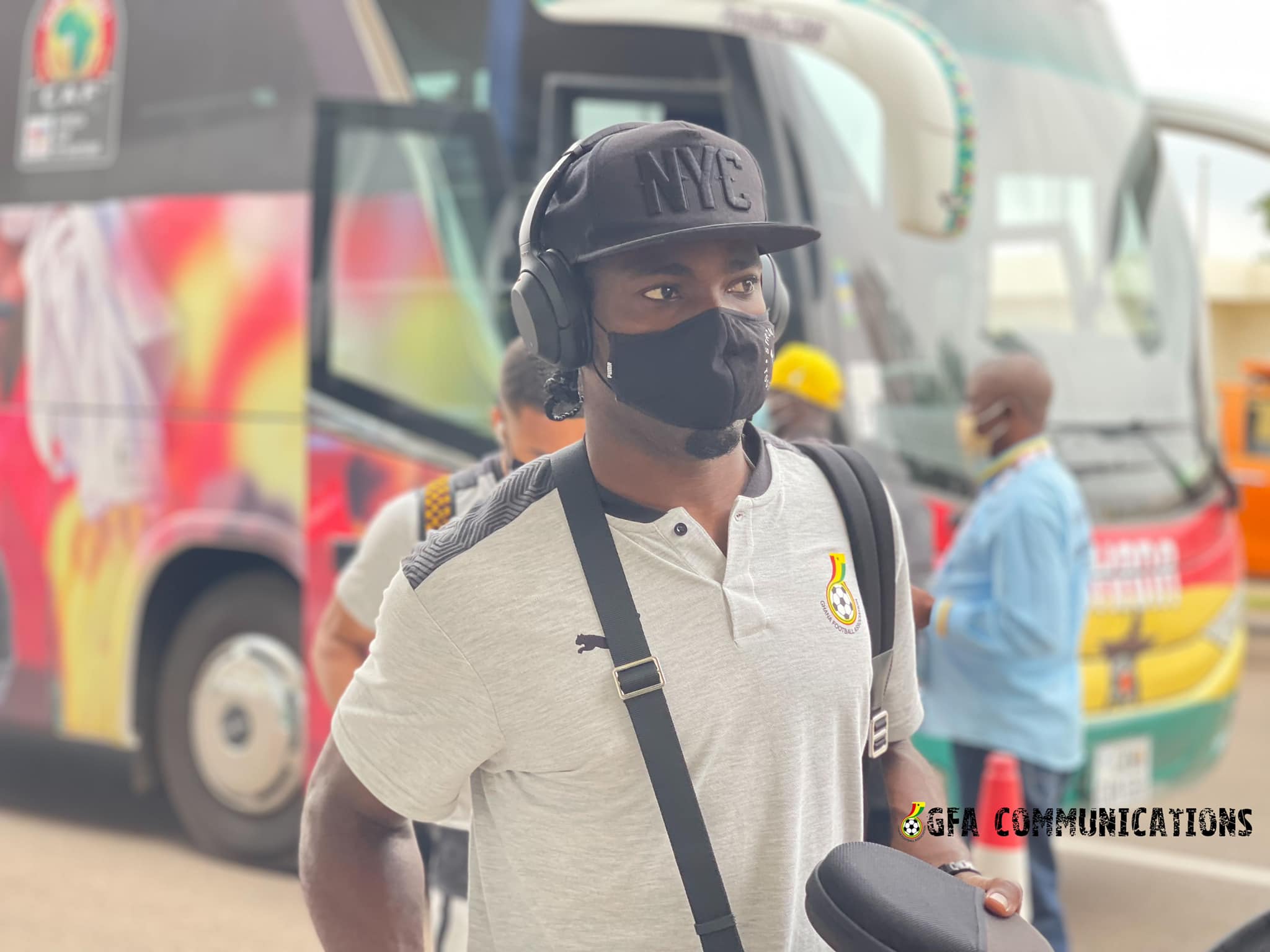 Photos: Black Stars land in Garoua ahead of their decisive clash against Comoros