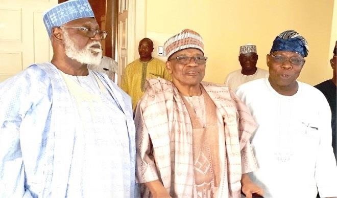 Former military presidents Abubakar, IBB and Obasanjo (Premium Times) 