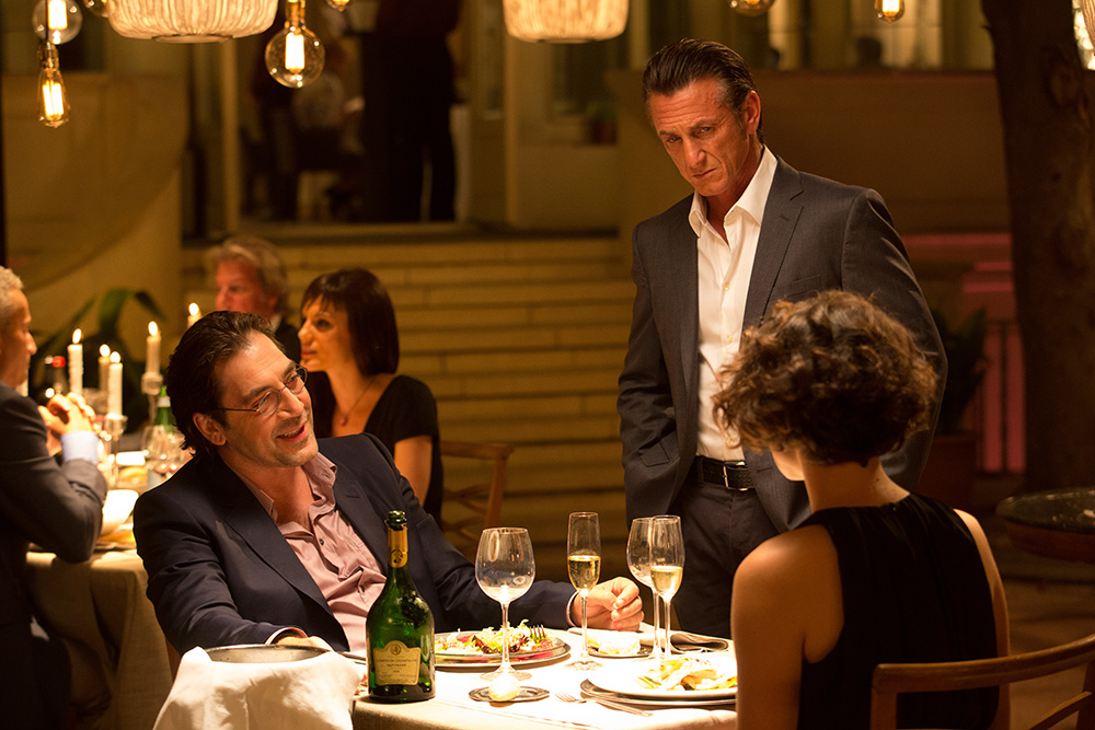 Javier Bardem i Sean Penn w filmie