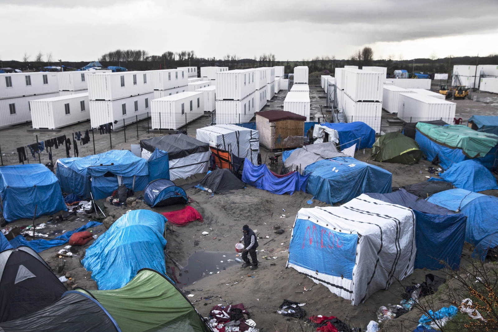 Obóz dla uchodźców w Calais