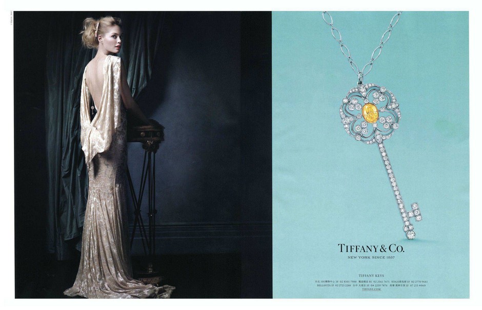 Doutzen Kroes w reklamie Tiffany&Co.