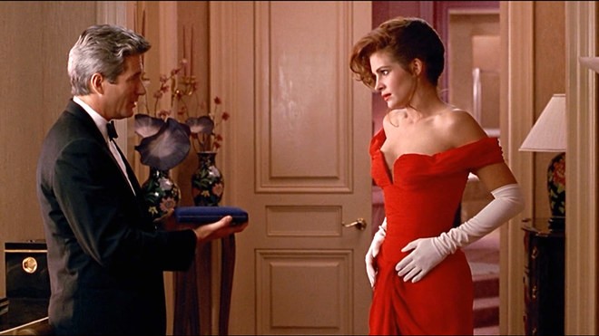 Julia Roberts w filmie „Pretty Women”