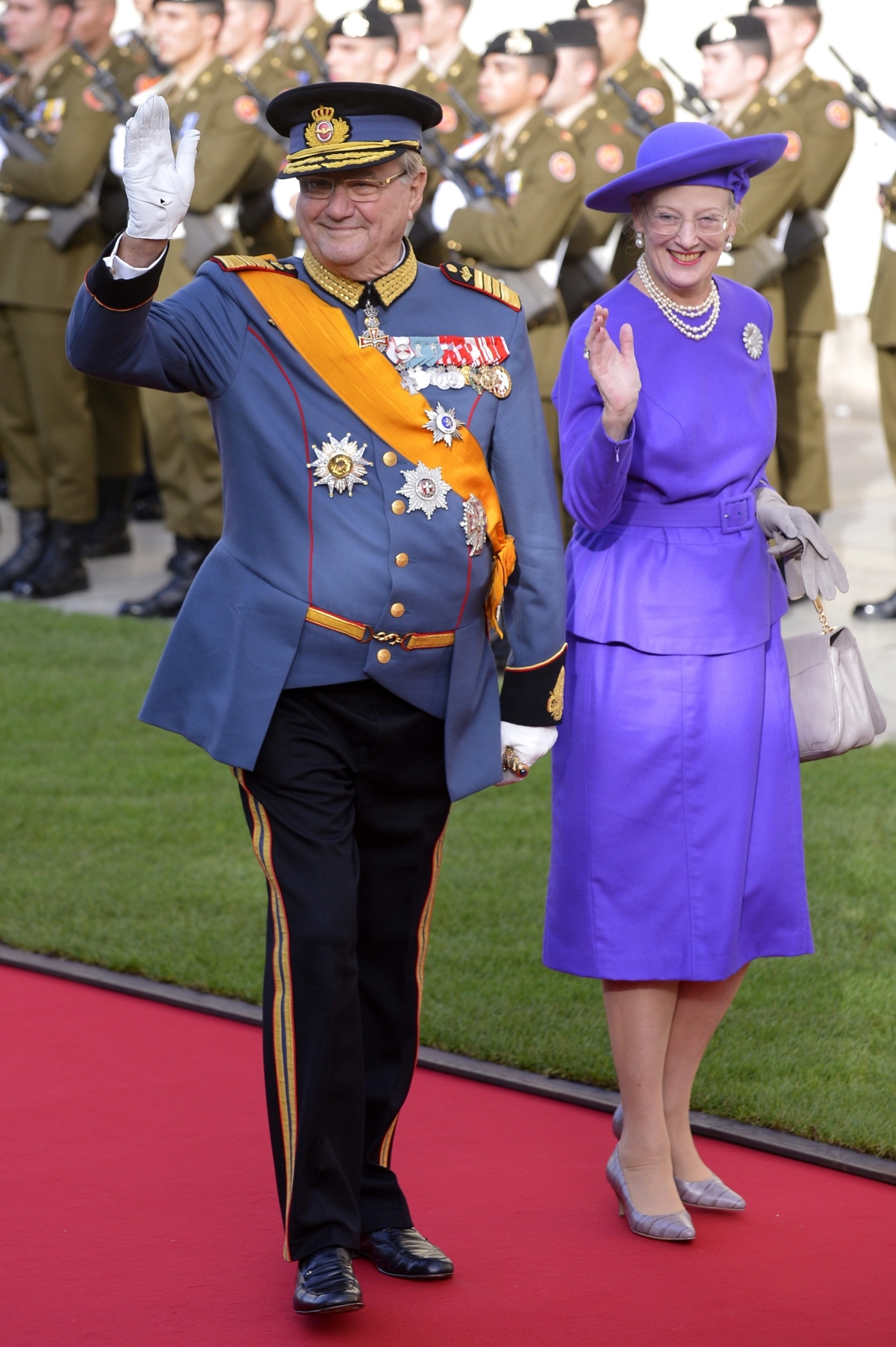 Królowa Danii Małgorzata II i książę Henryk