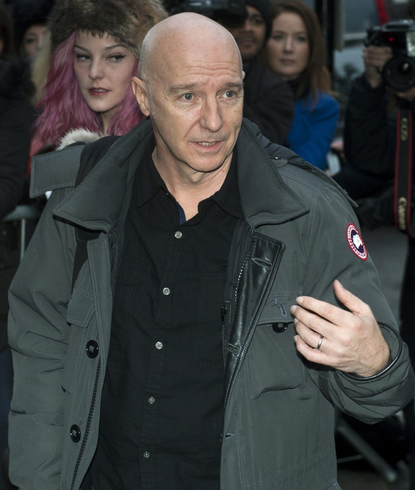 Midge Ure w drodze na nagranie