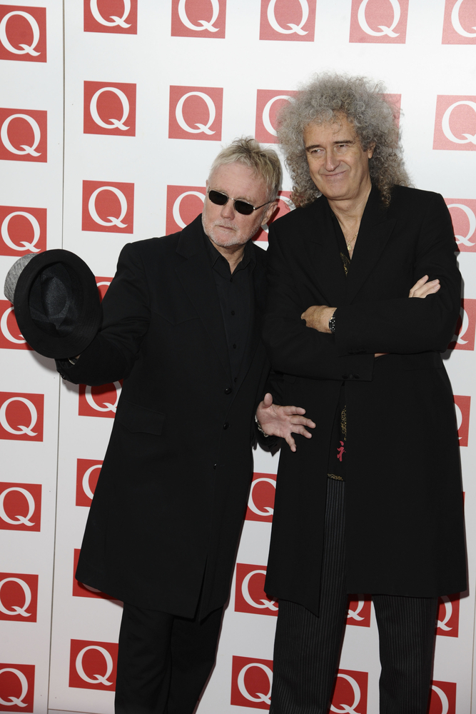 Roger Taylor (na zdjęciu z Brianem May'em) – 105 millionów dolarów