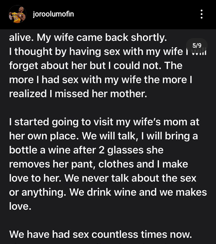 The more I have sex with my wife the more I miss her mom – Man who’s gladly ‘cruising’ sexy mom-in-law