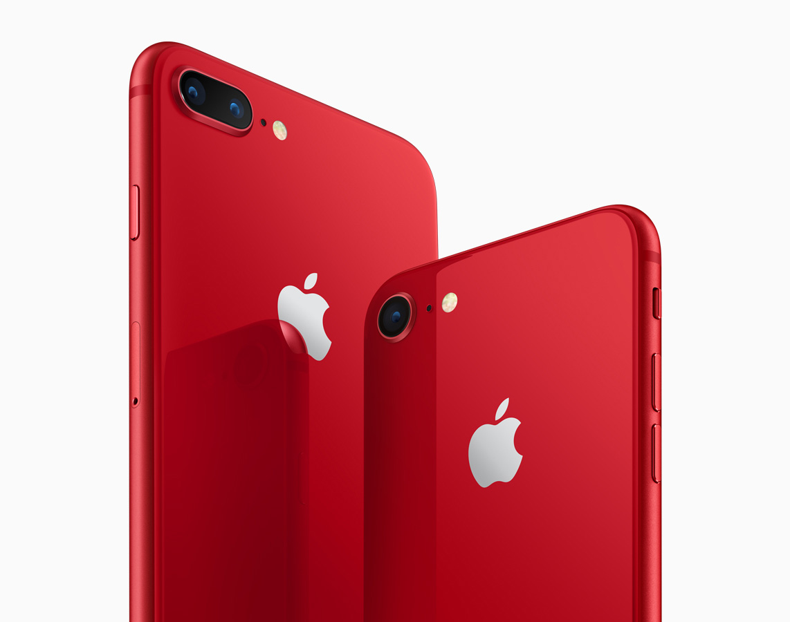 Czerwony iPhone 8 - Apple wypuszcza serię iPhone 8 product RED