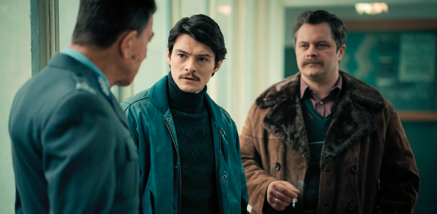 Kadr z filmu „Hiacynt”. Na zdjęciu: Mirosław Zbrojewicz, Tomasz Ziętek i Tomasz Schuchardt