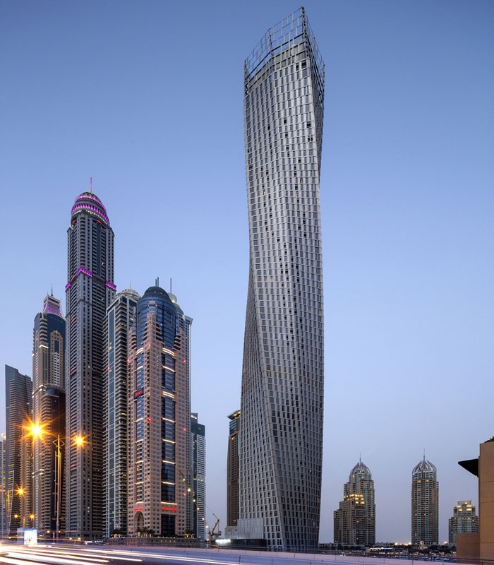 Cayan Tower, Dubai. (The Skyscraper Center)