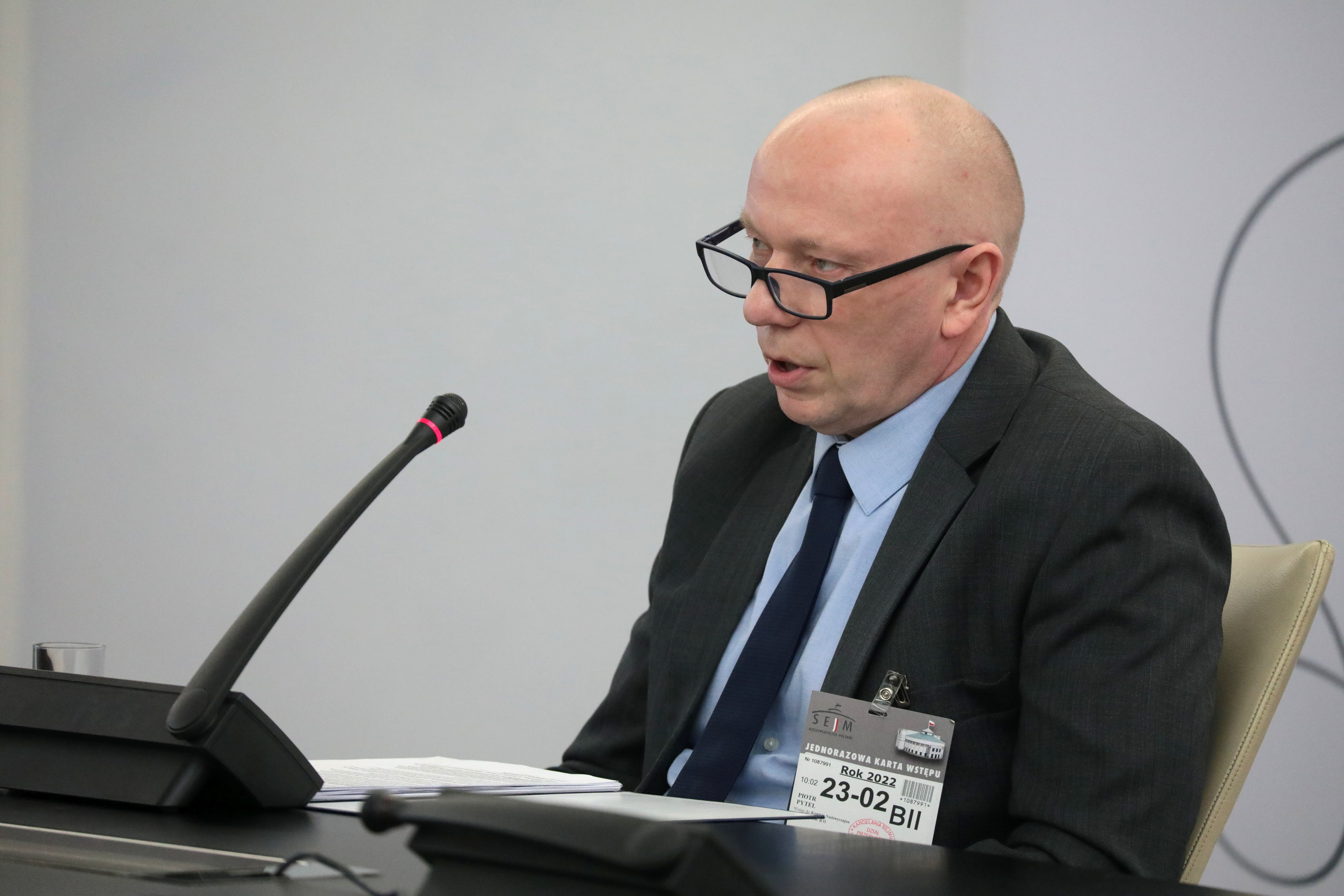 Piotr Pytel przed senacką komisją do spraw wyjaśnienia przypadków nielegalnej inwigilacji